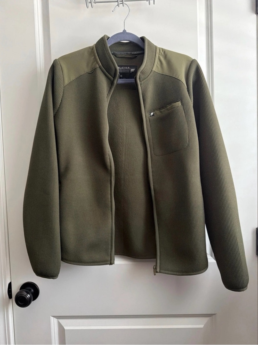 Fabletics Olive Green Women's Full-Zip Cardigan Jacket
